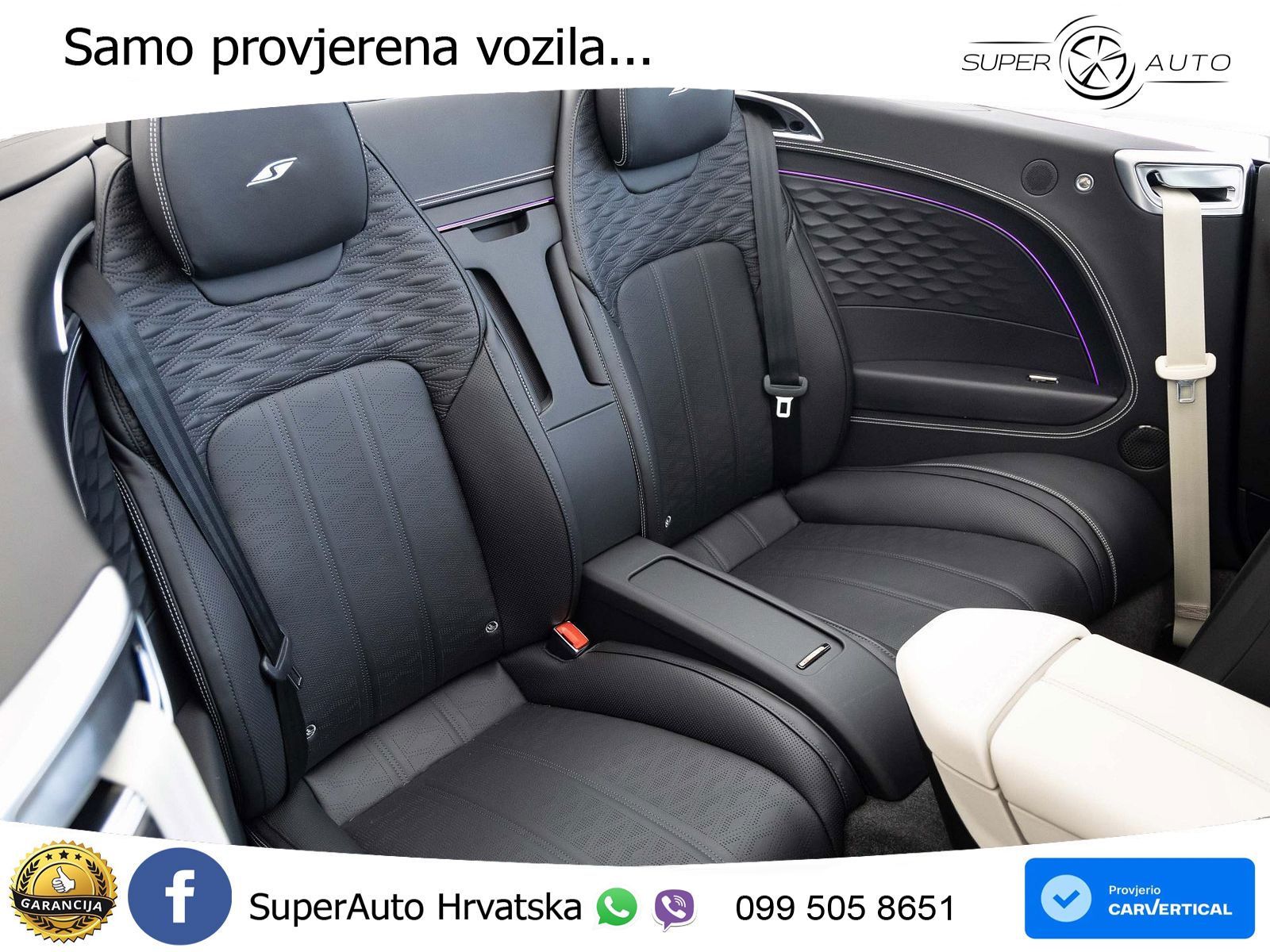 Bentley Continental GTC IV 4.0 V8 TFSi (680 KS) AWD DCT ZRAČNI+ACC+GR SJED+360