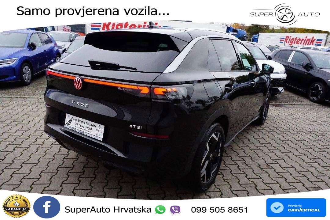 Volkswagen T-Roc 1.5 eTSI (150 KS)  DSG R-Line LED+GR SJED+ACC
