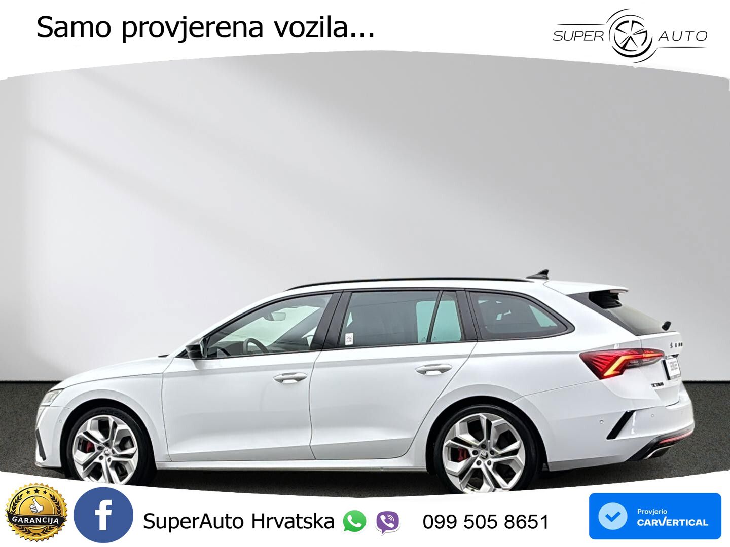 Škoda Octavia Combi RS 2.0 TSI (245 KS) DSG LED+GR SJED+ACC