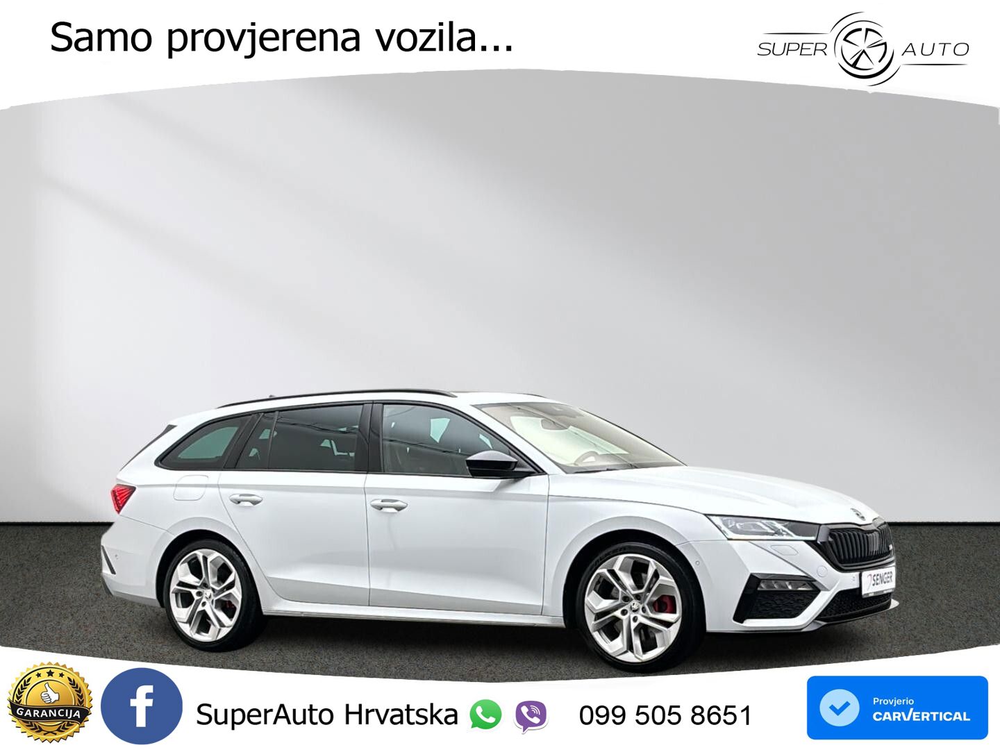 Škoda Octavia Combi RS 2.0 TSI (245 KS) DSG LED+GR SJED+ACC