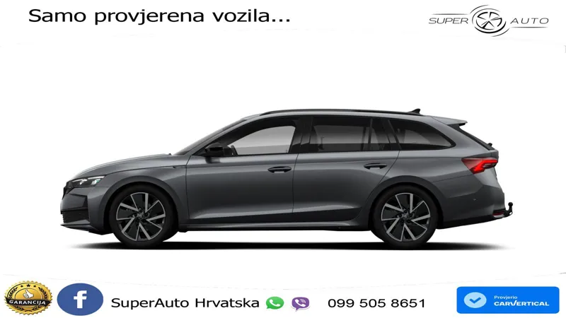 Škoda Octavia Combi 2.0 TSI (204 KS) 4x4 DSG SportLine LED+GR SJED+ACC