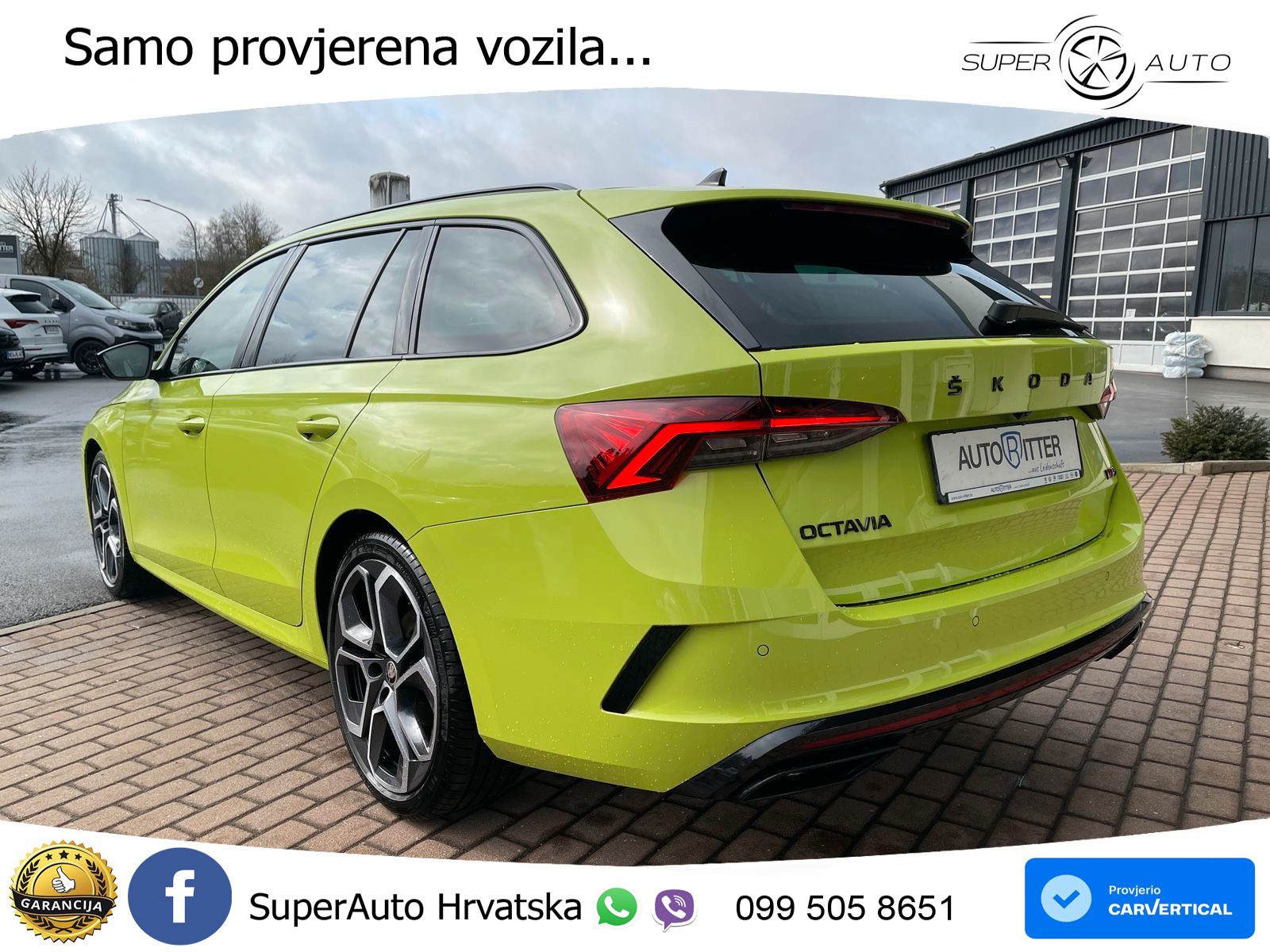 Škoda Octavia Combi RS 2.0 TDI (200 KS) 4x4 DSG LED+GR SJED+ACC