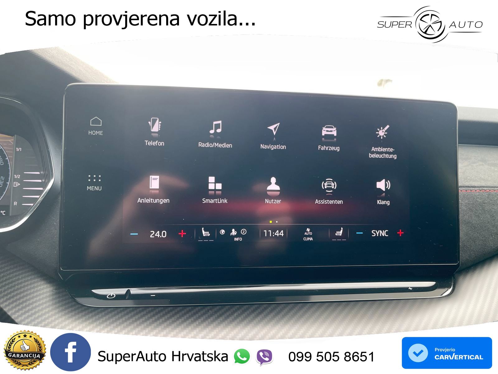 Škoda Octavia Combi RS 2.0 TDI (200 KS) 4x4 DSG LED+GR SJED+ACC