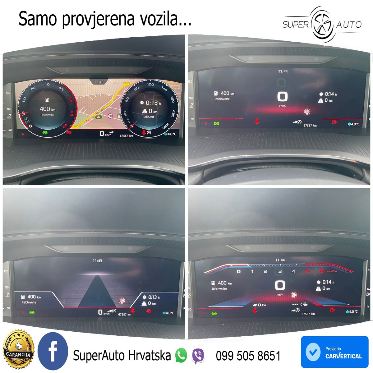Škoda Octavia Combi RS 2.0 TDI (200 KS) 4x4 DSG LED+GR SJED+ACC