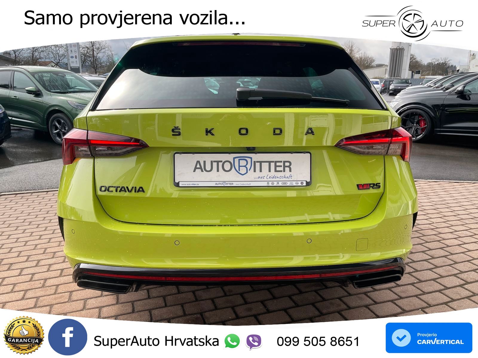 Škoda Octavia Combi RS 2.0 TDI (200 KS) 4x4 DSG LED+GR SJED+ACC
