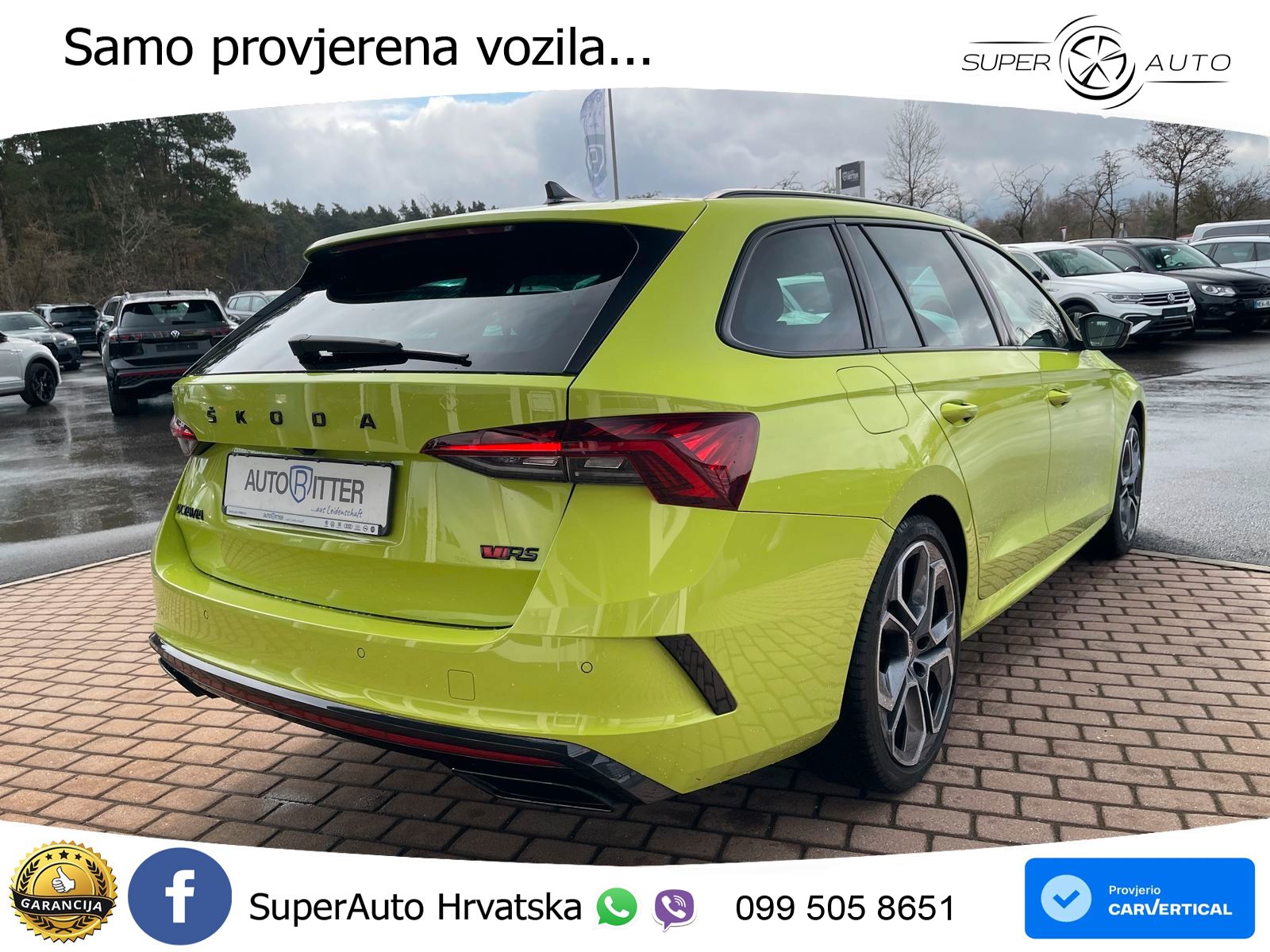 Škoda Octavia Combi RS 2.0 TDI (200 KS) 4x4 DSG LED+GR SJED+ACC