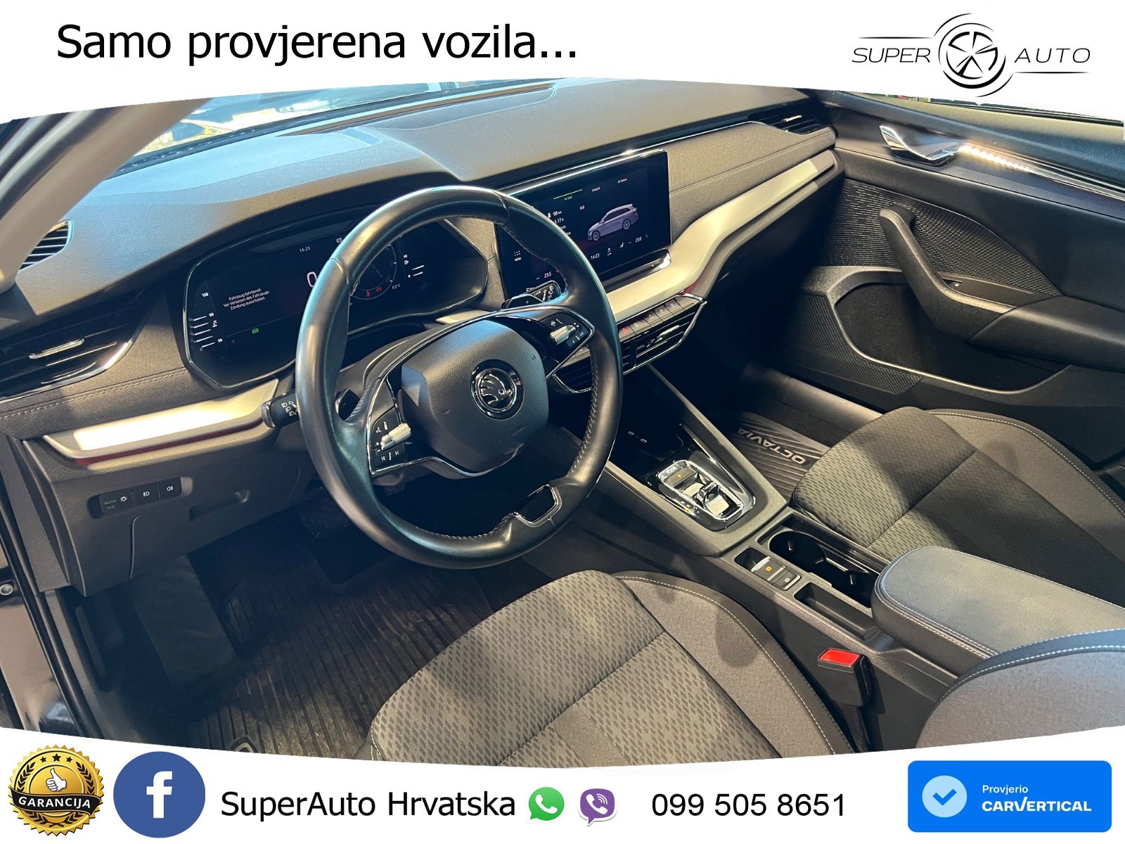 Škoda Octavia Combi RS 2.0 TDI (200 KS) 4x4 DSG ZRAČNI+ACC+GR SJED+KAM