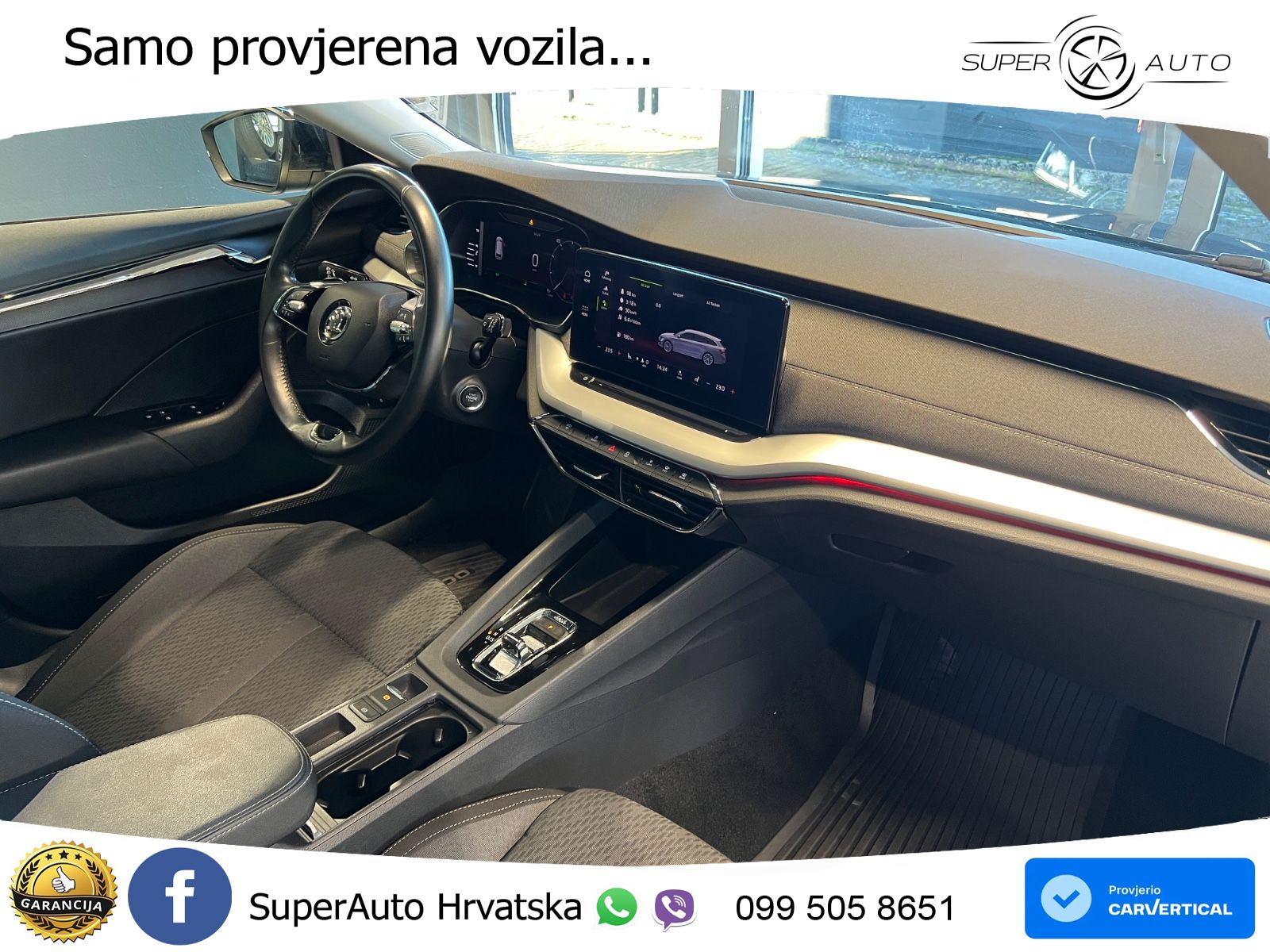 Škoda Octavia Combi RS 2.0 TDI (200 KS) 4x4 DSG ZRAČNI+ACC+GR SJED+KAM