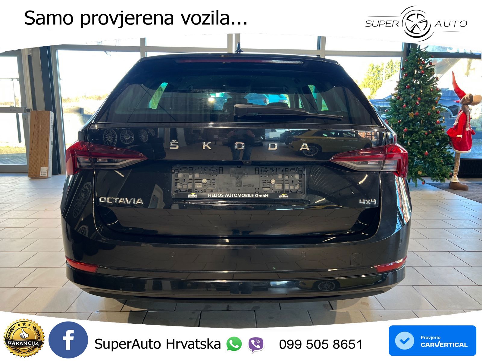 Škoda Octavia Combi RS 2.0 TDI (200 KS) 4x4 DSG ZRAČNI+ACC+GR SJED+KAM