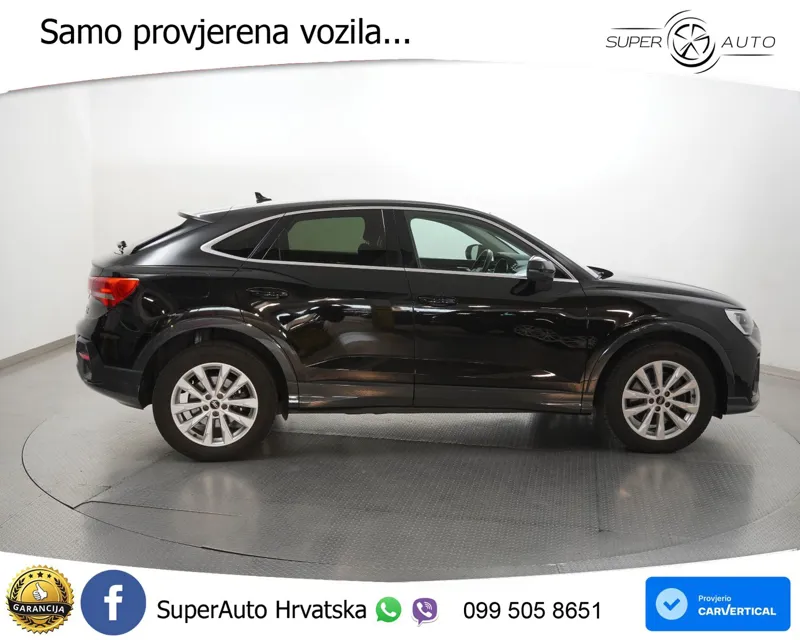 Audi Q3 Sportback 40 TDI (200 KS) quattro S tronic LED+GR SJED+ACC