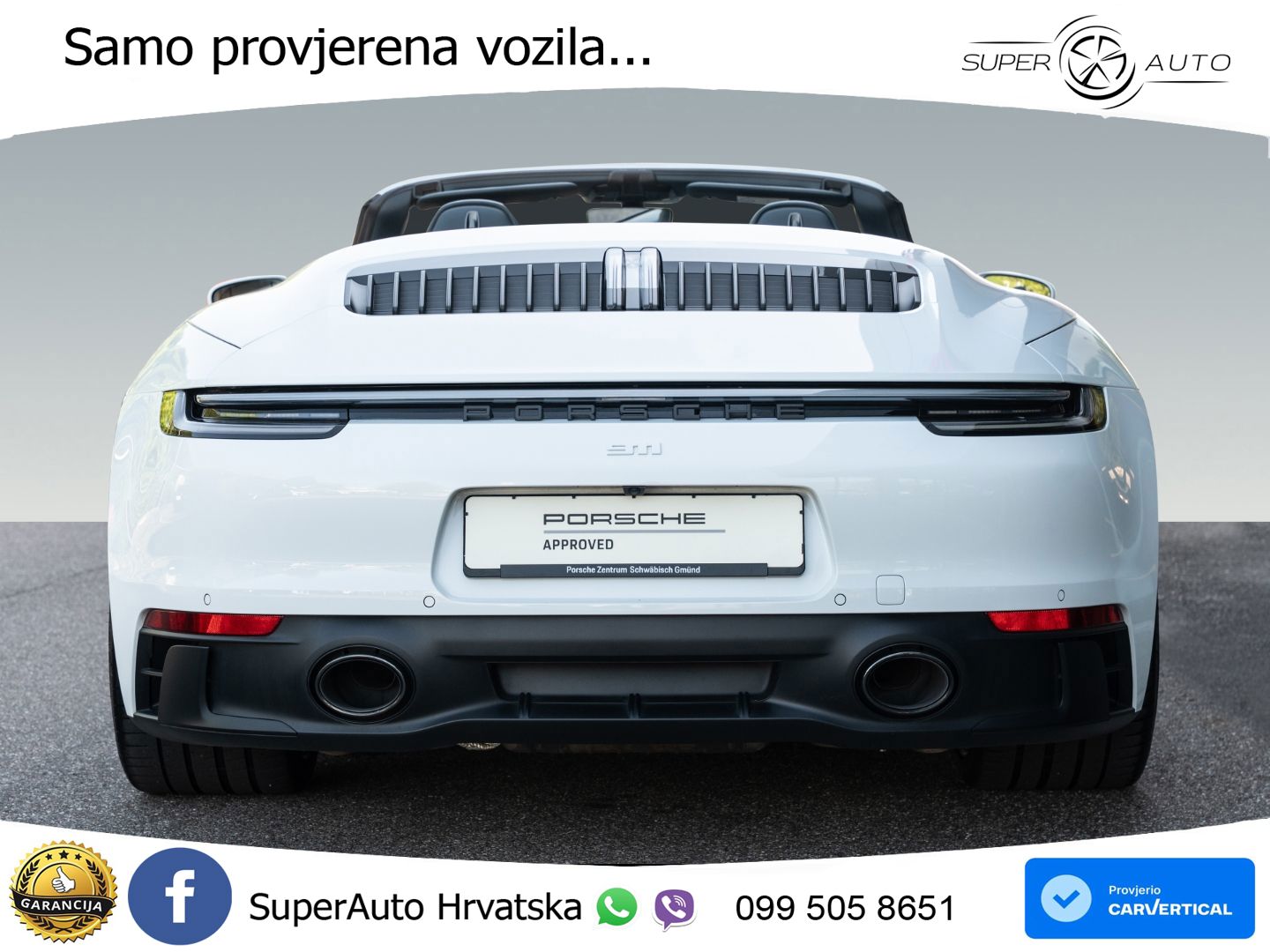 Porsche 911 Carrera 4 GTS Cabriolet 3.0 (480 KS) PDK LED+GR SJED+ACC
