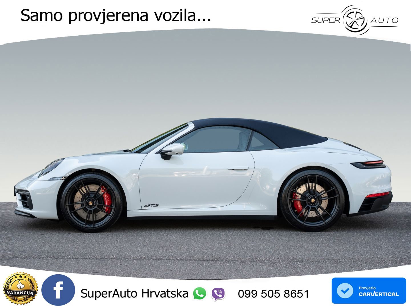 Porsche 911 Carrera 4 GTS Cabriolet 3.0 (480 KS) PDK LED+GR SJED+ACC