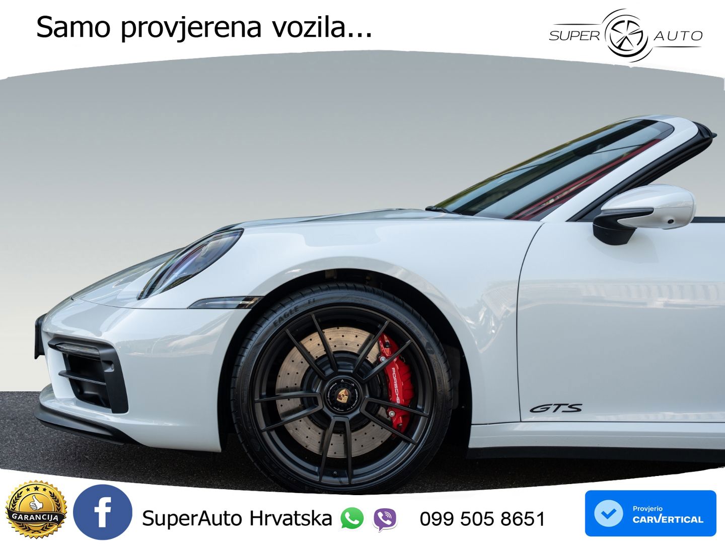 Porsche 911 Carrera 4 GTS Cabriolet 3.0 (480 KS) PDK LED+GR SJED+ACC