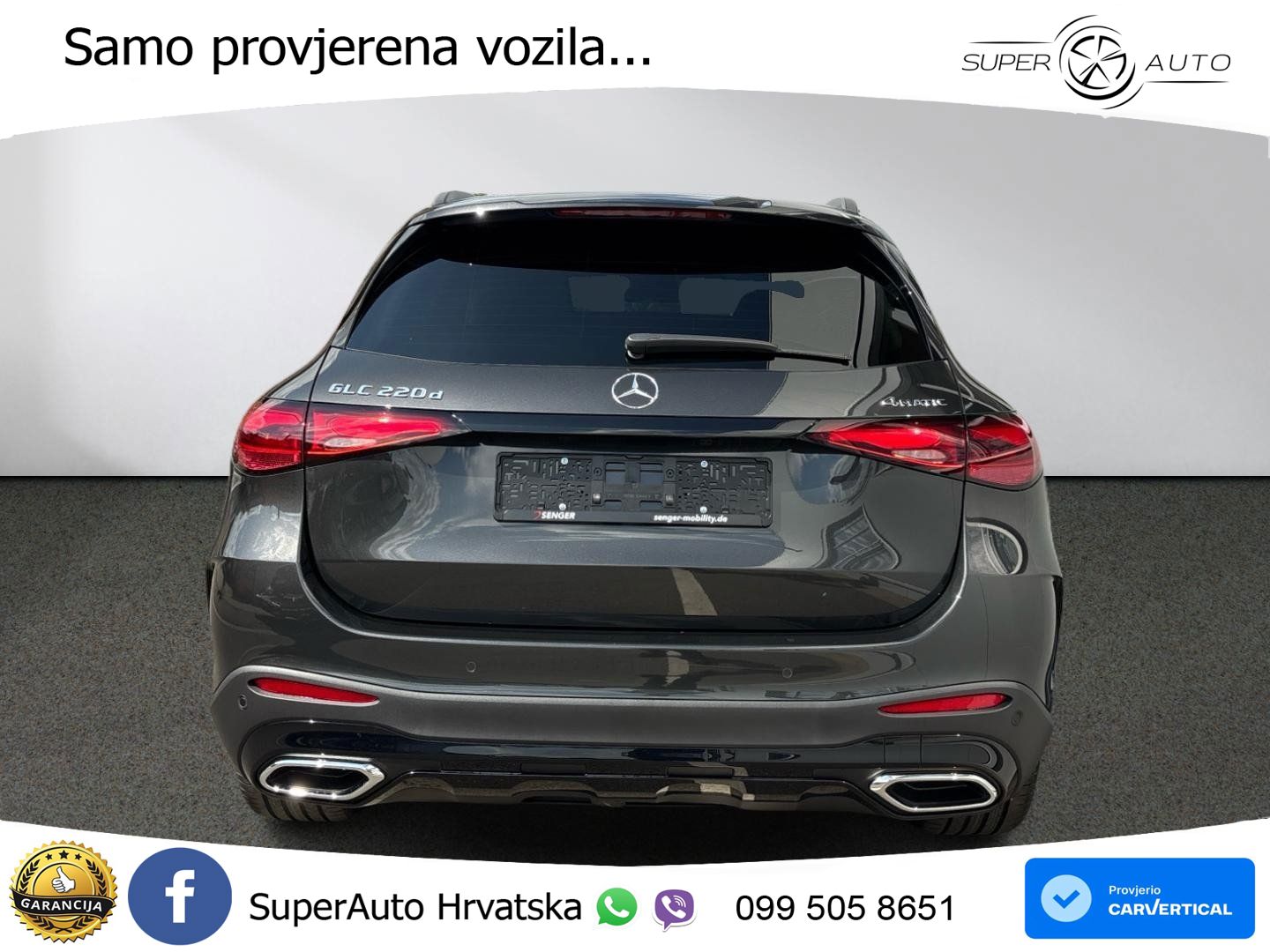 Mercedes GLC 220d (197 KS) 4MATIC 9G-TRONIC AMG LED+GR SJED+ACC