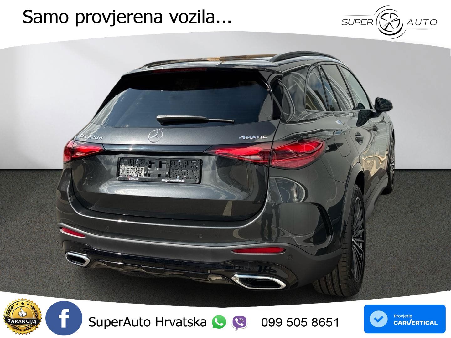 Mercedes GLC 220d (197 KS) 4MATIC 9G-TRONIC AMG LED+GR SJED+ACC