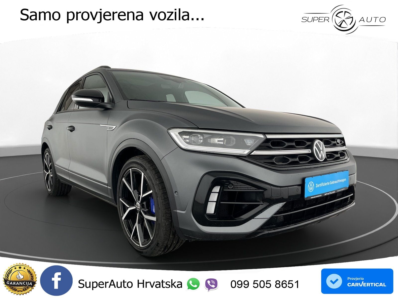 Volkswagen T-Roc I R 2.0 TSI (300 KS) OPF 4M DSG LED+GR SJED+ACC