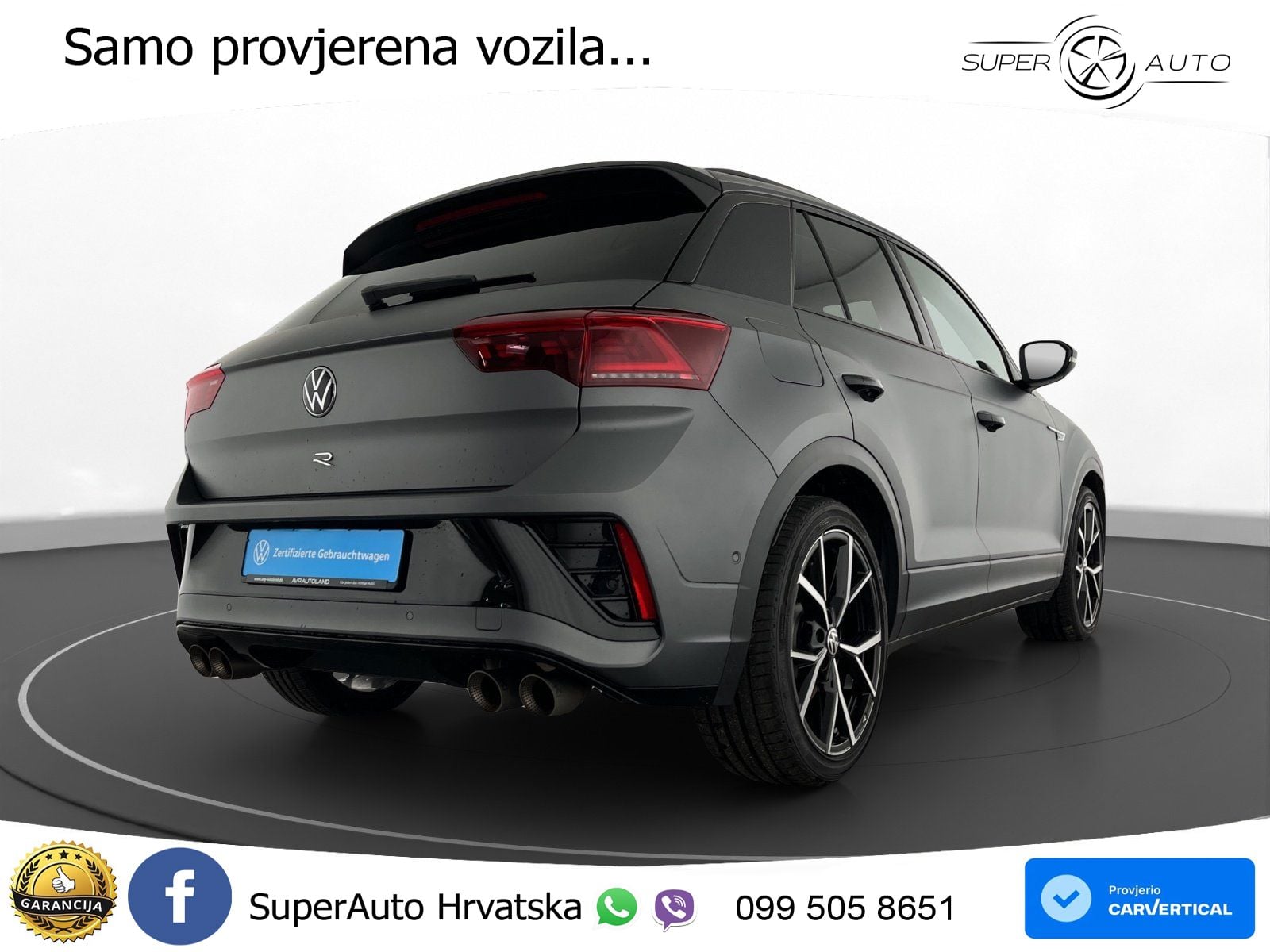 Volkswagen T-Roc I R 2.0 TSI (300 KS) OPF 4M DSG LED+GR SJED+ACC