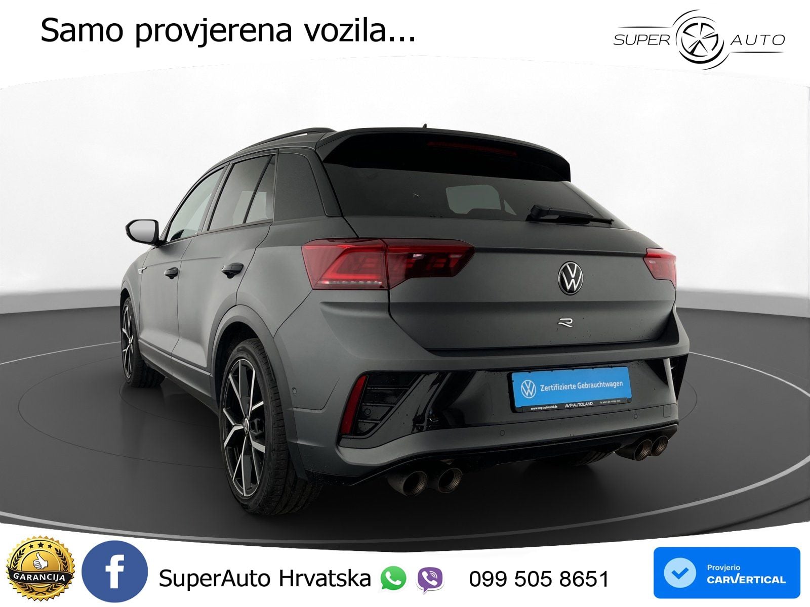 Volkswagen T-Roc I R 2.0 TSI (300 KS) OPF 4M DSG LED+GR SJED+ACC