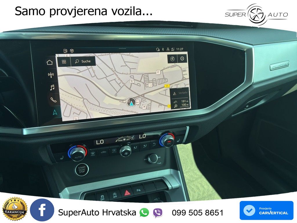 Audi Q3 40 TFSI (190 KS) quattro S tronic LED+GR SJED+ACC