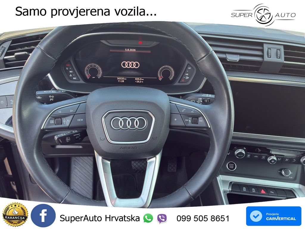Audi Q3 40 TFSI (190 KS) quattro S tronic LED+GR SJED+ACC