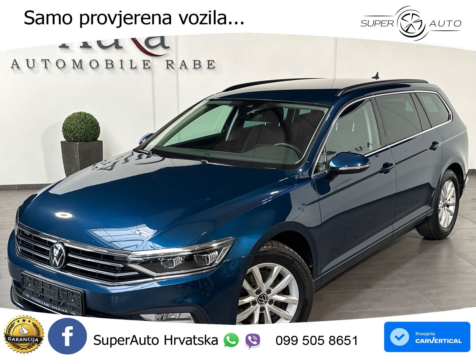 Volkswagen Passat Variant 2.0 TDI (150 KS) Business LED+GR SJED+ACC