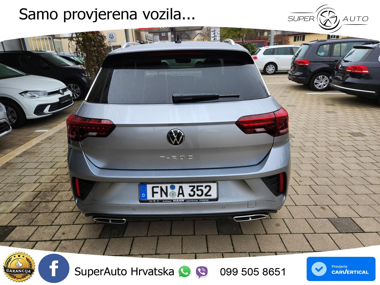 Volkswagen T-Roc 1.5 TSI (150 KS) DSG MATRIX+GR SJED+KAM