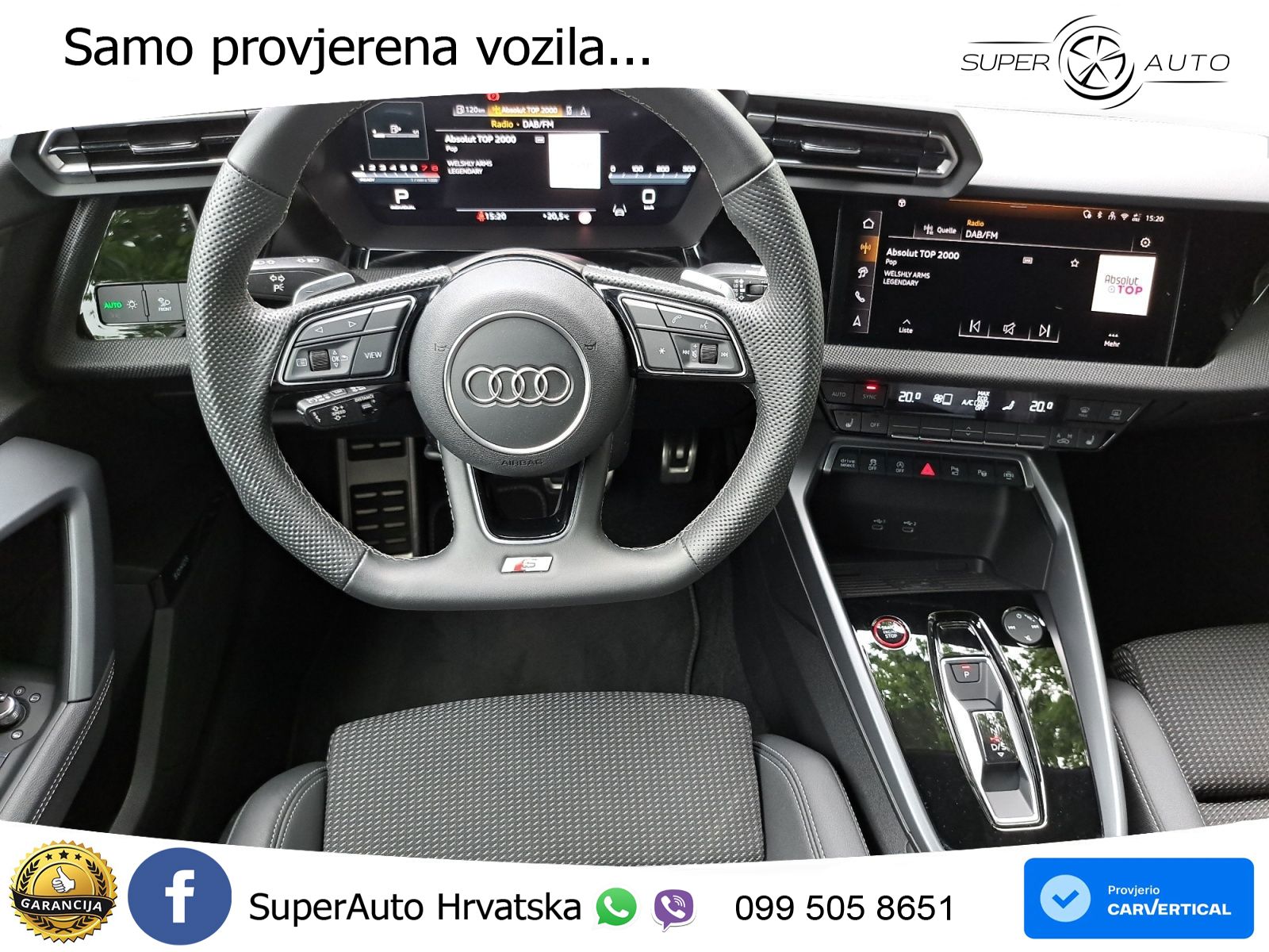 Audi S3 2.0 TFSI (333 KS) quattro S tronic LED+GR SJED+ACC
