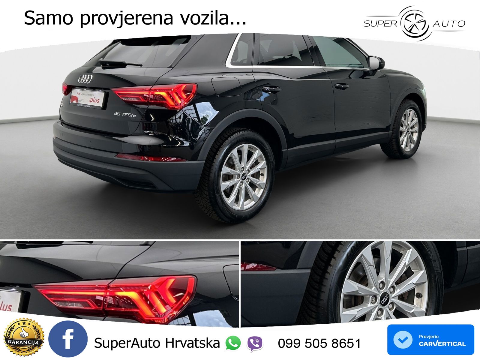 Audi Q3 45 TFSIe (245 KS) S tronic S line LED+GR SJED+ACC