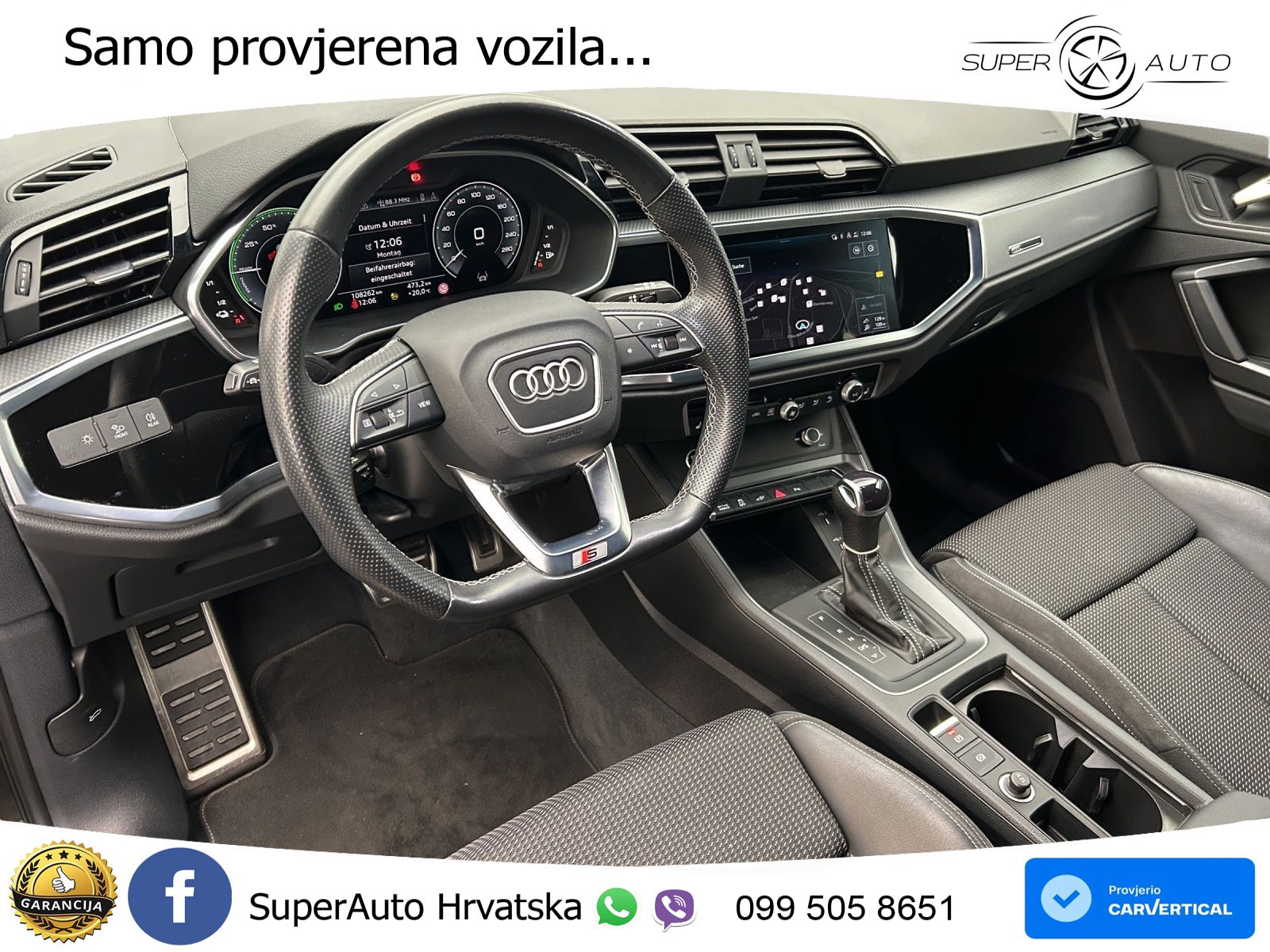 Audi Q3 45 TFSIe (245 KS) S tronic S line LED+GR SJED+ACC