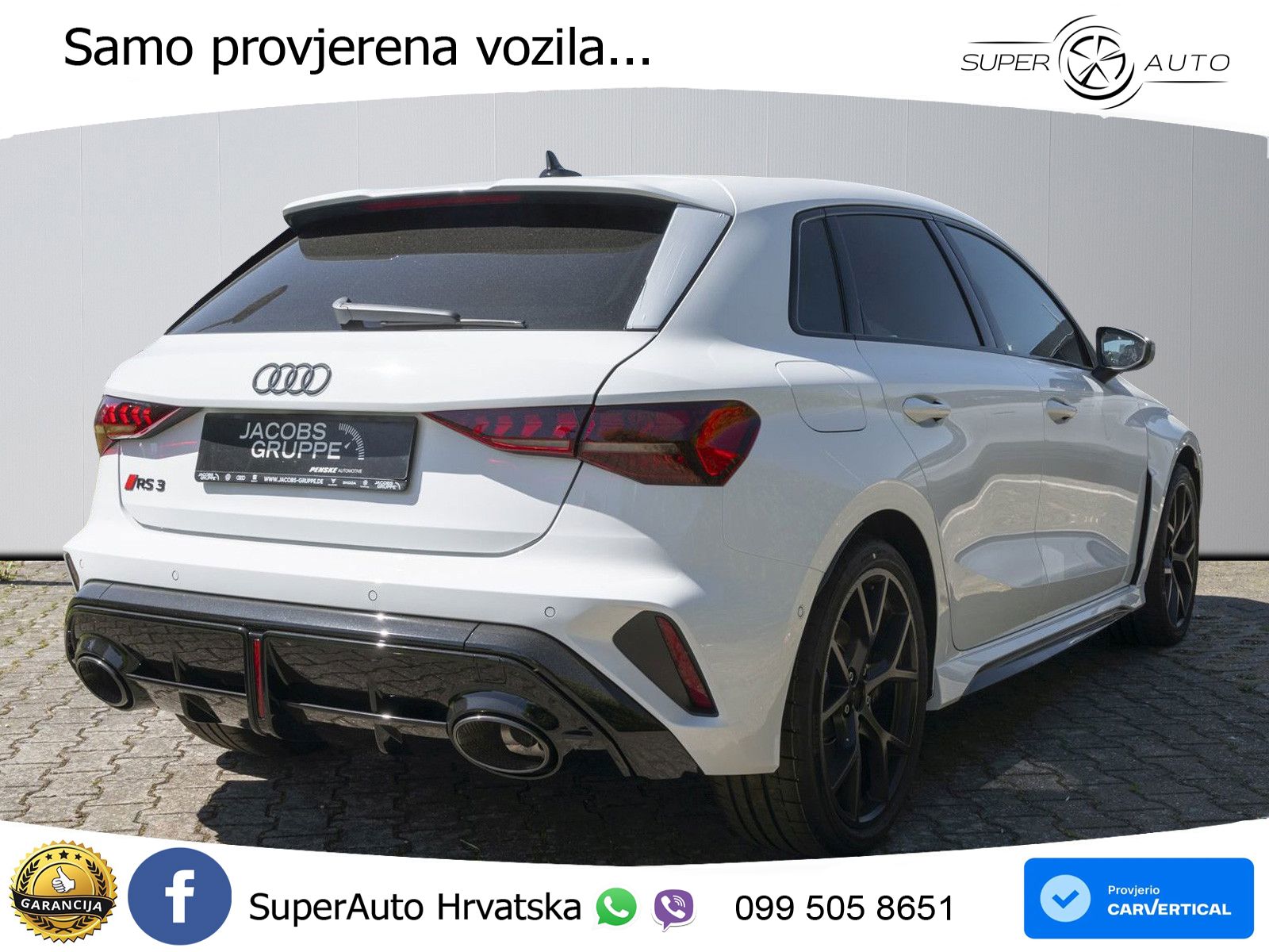 Audi RS3 Sportback 2.5 TFSI (400 KS) quattro S tronic LED+GR SJED+ACC
