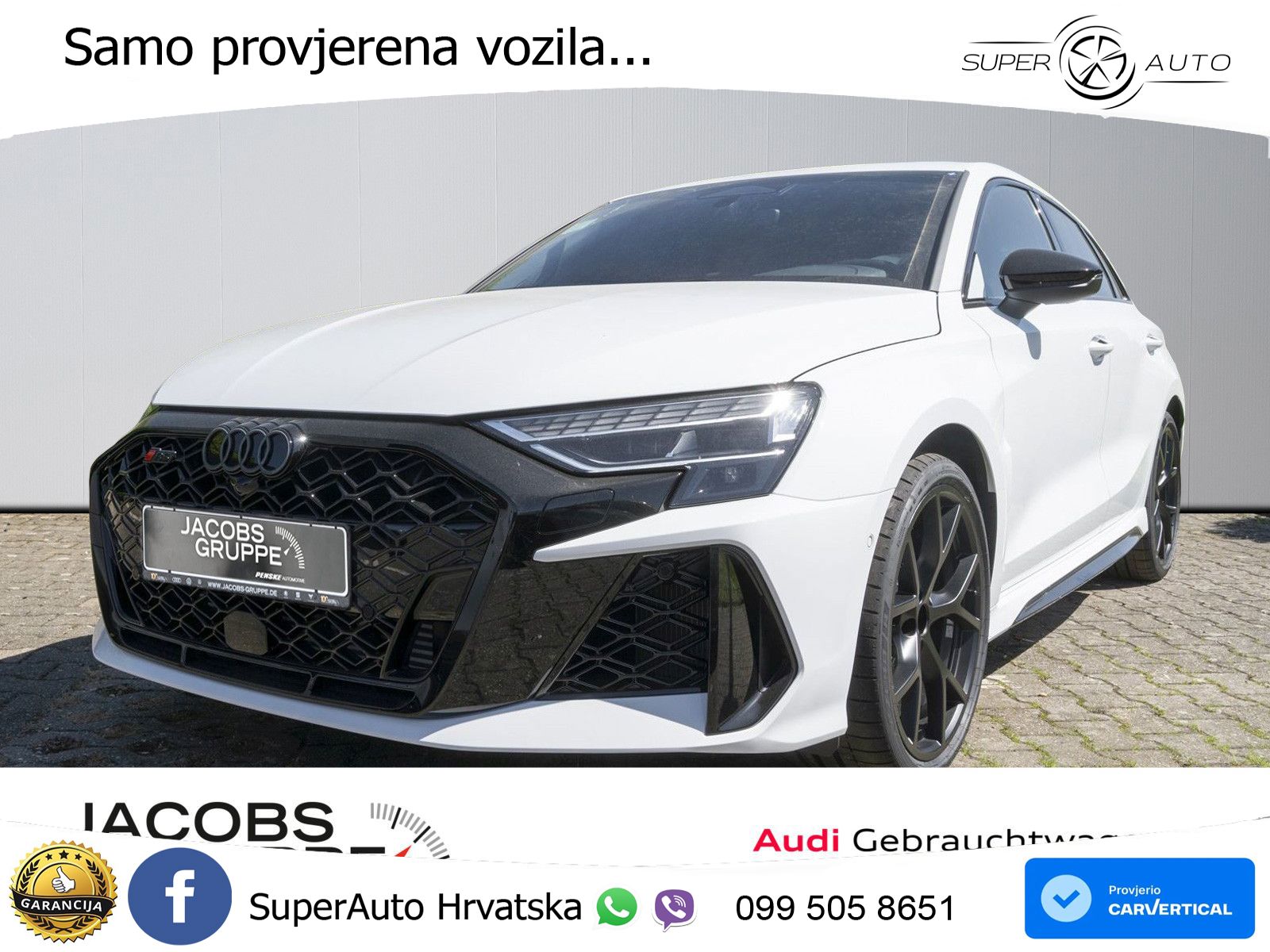 Audi RS3 Sportback 2.5 TFSI (400 KS) quattro S tronic LED+GR SJED+ACC
