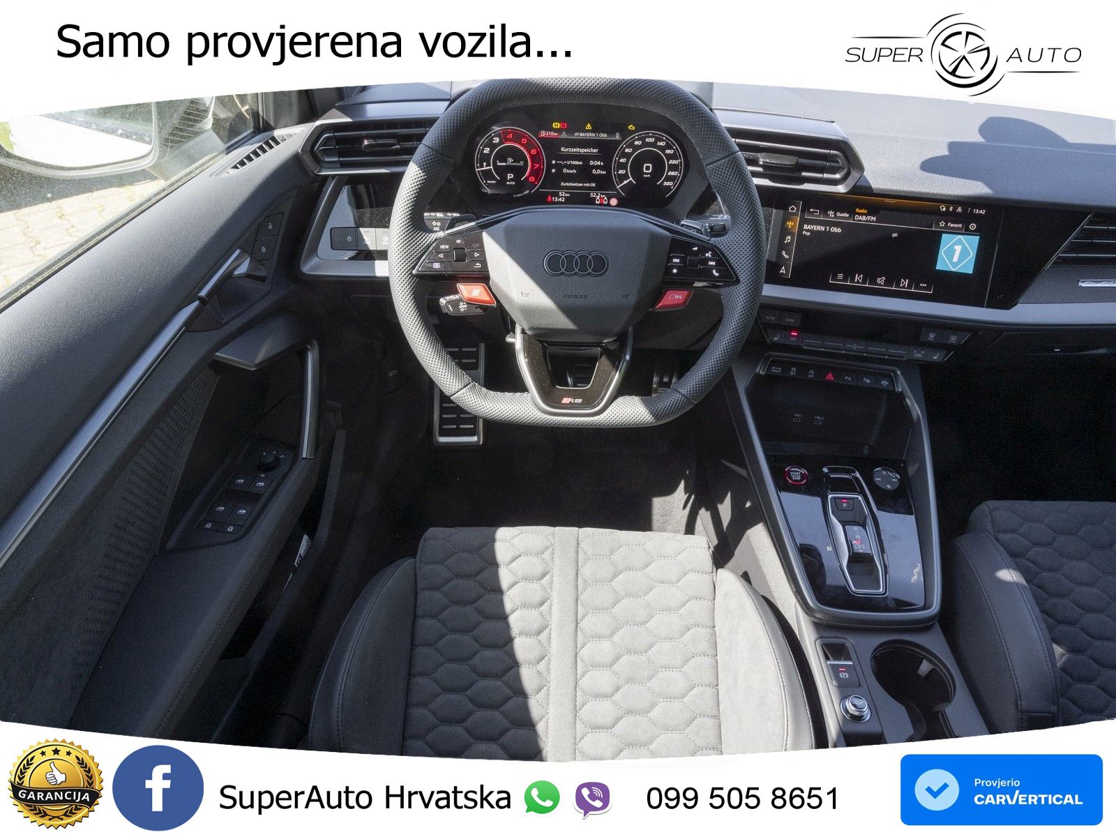 Audi RS3 Sportback 2.5 TFSI (400 KS) quattro S tronic LED+GR SJED+ACC