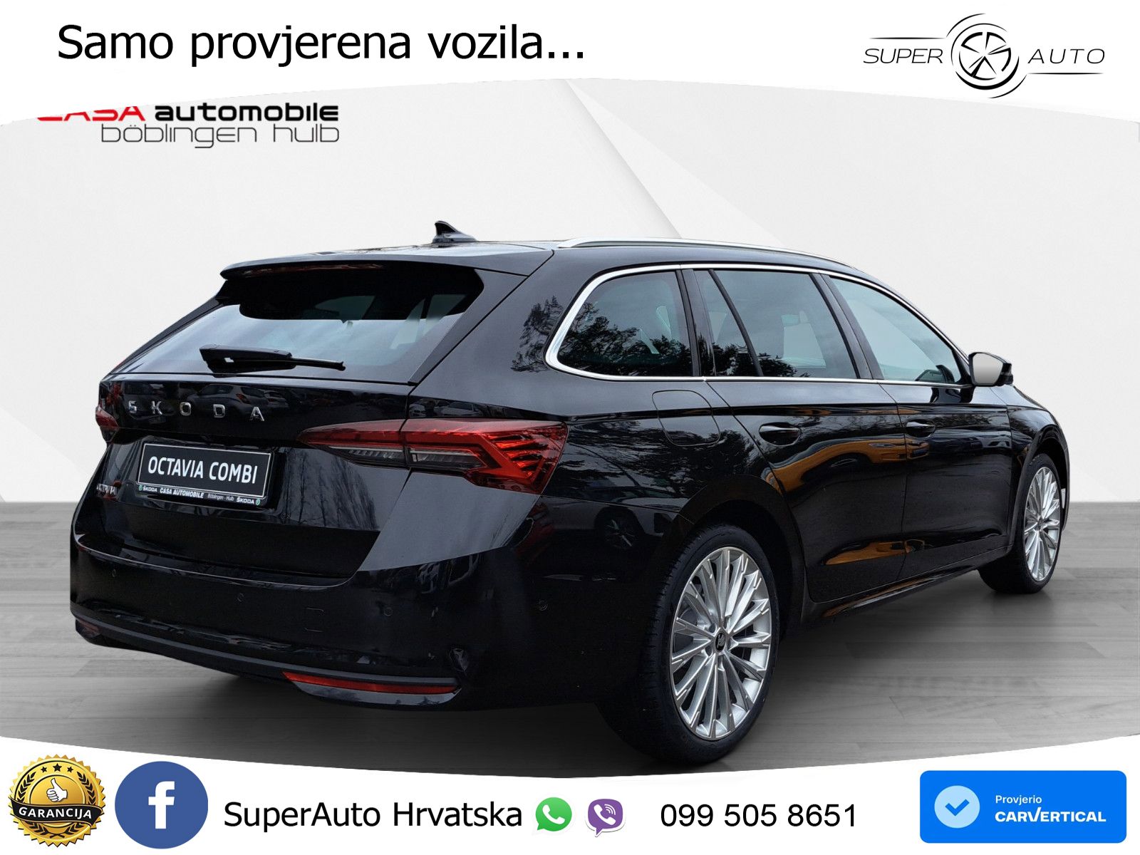 Škoda Octavia Combi 2.0 TDI (150 KS) DSG LED+GR SJED+ACC