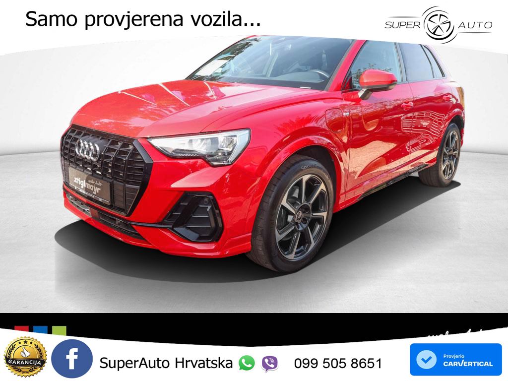 Audi Q3 45 TFSIe (245 KS) S tronic S line LED+GR SJED+ACC