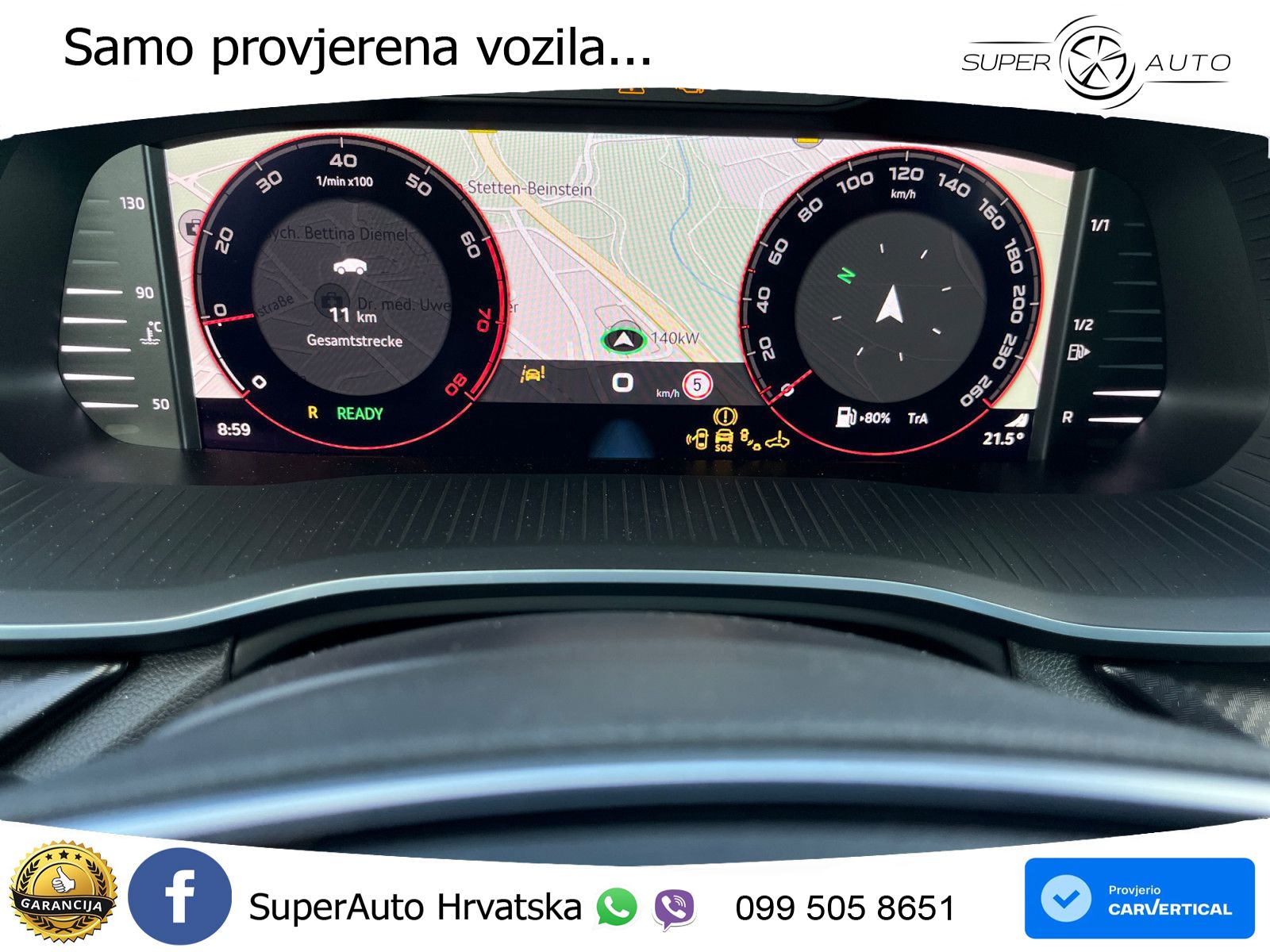 Škoda Octavia Combi 1.5 TSI (150 KS) DSG SportLine LED+GR SJED+ACC