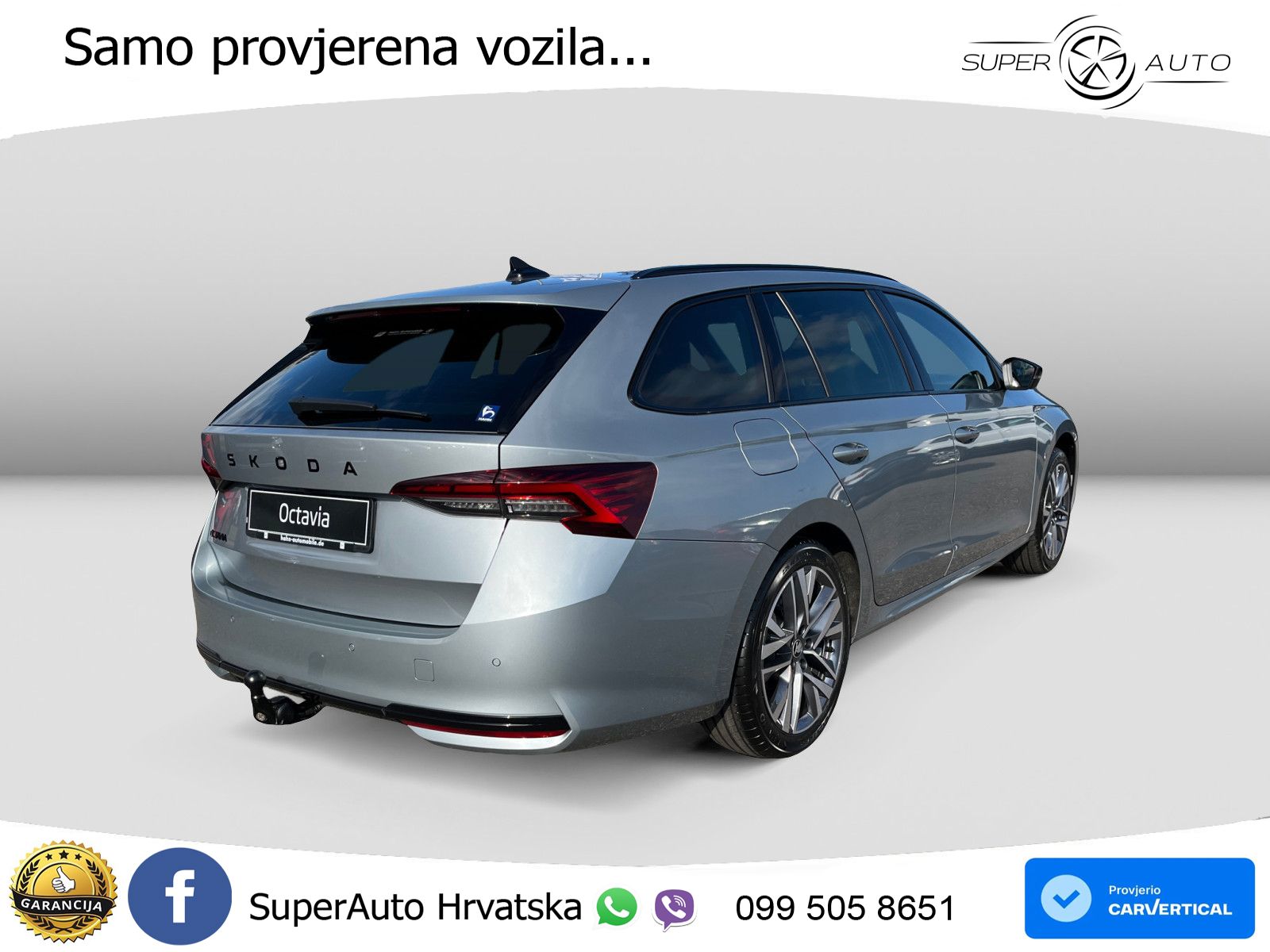 Škoda Octavia Combi 1.5 TSI (150 KS) DSG SportLine LED+GR SJED+ACC