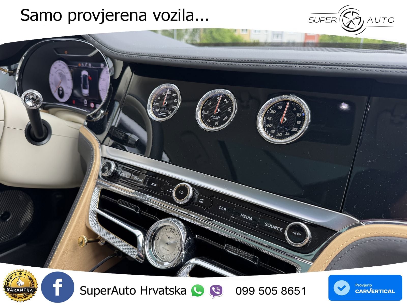 Bentley Flying Spur III 6.0 W12 (635 KS) AWD Automatic ZRAČNI+ACC+GR SJED+KAM+PANO