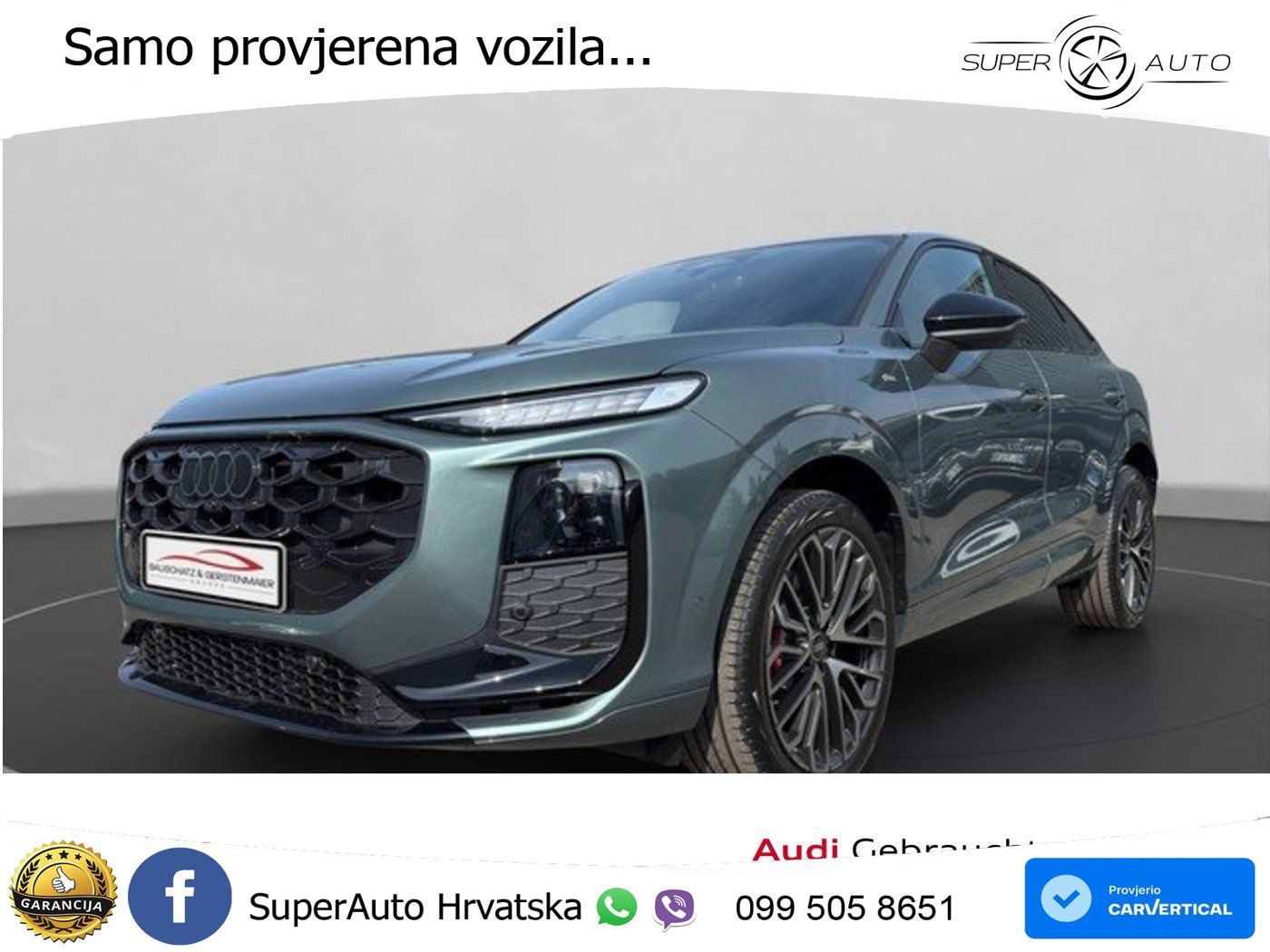 Audi Q3 III Sportback 2.0 TFSI (204 KS) quattro S tronic LED+GR SJED+ACC