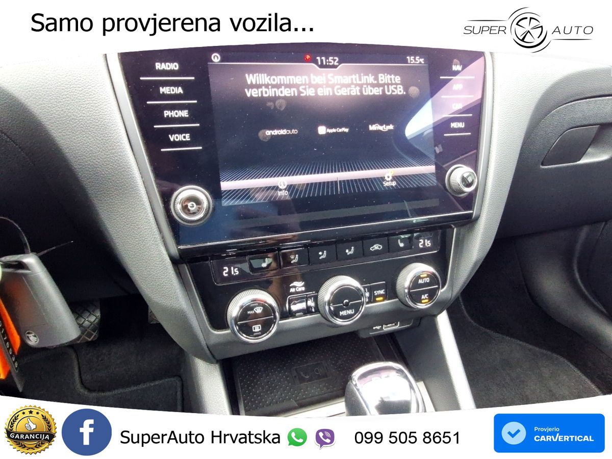 Škoda Octavia Combi 2.0 TDI (150 KS) DSG LED+GR SJED+ACC