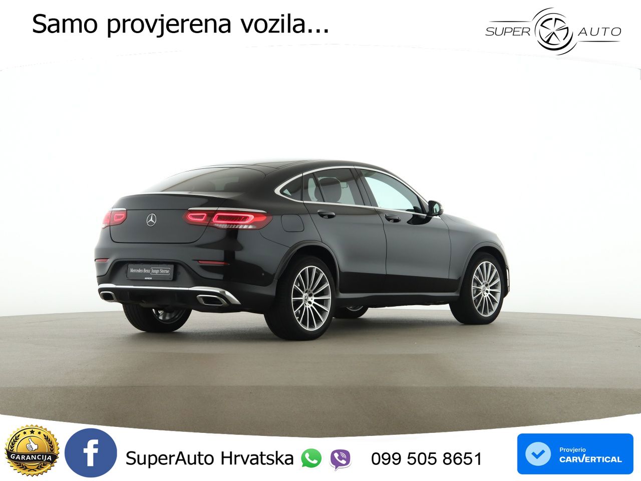 Mercedes GLC Coupe 220d (194 KS) 4MATIC G-TRONIC AMG LED+GR SJED+ACC
