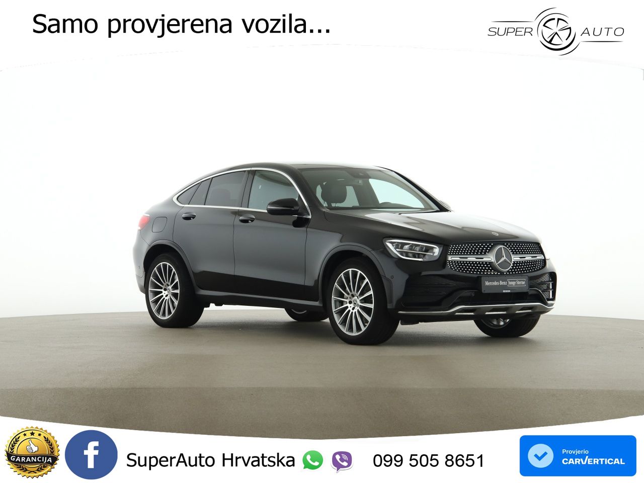 Mercedes GLC Coupe 220d (194 KS) 4MATIC G-TRONIC AMG LED+GR SJED+ACC