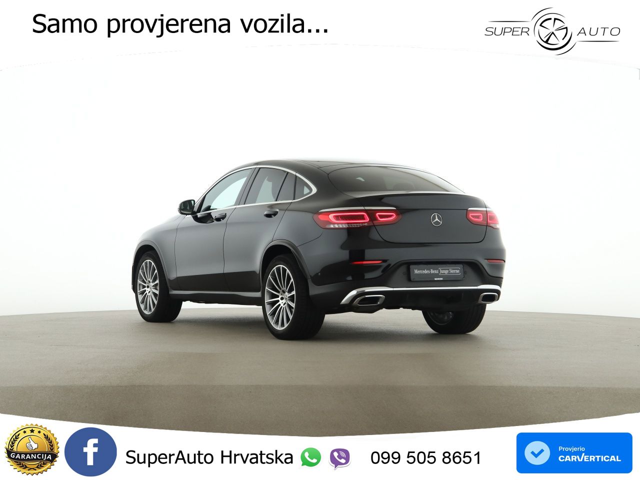 Mercedes GLC Coupe 220d (194 KS) 4MATIC G-TRONIC AMG LED+GR SJED+ACC