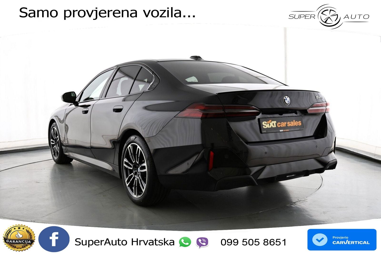 BMW 520d (197 KS) Steptronic M Sport LED+GR SJED+ACC