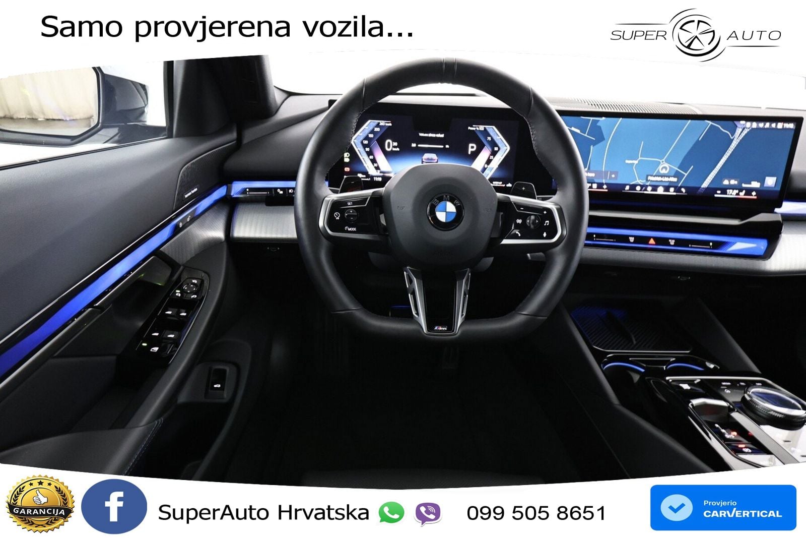 BMW 520d (197 KS) Steptronic M Sport LED+GR SJED+ACC