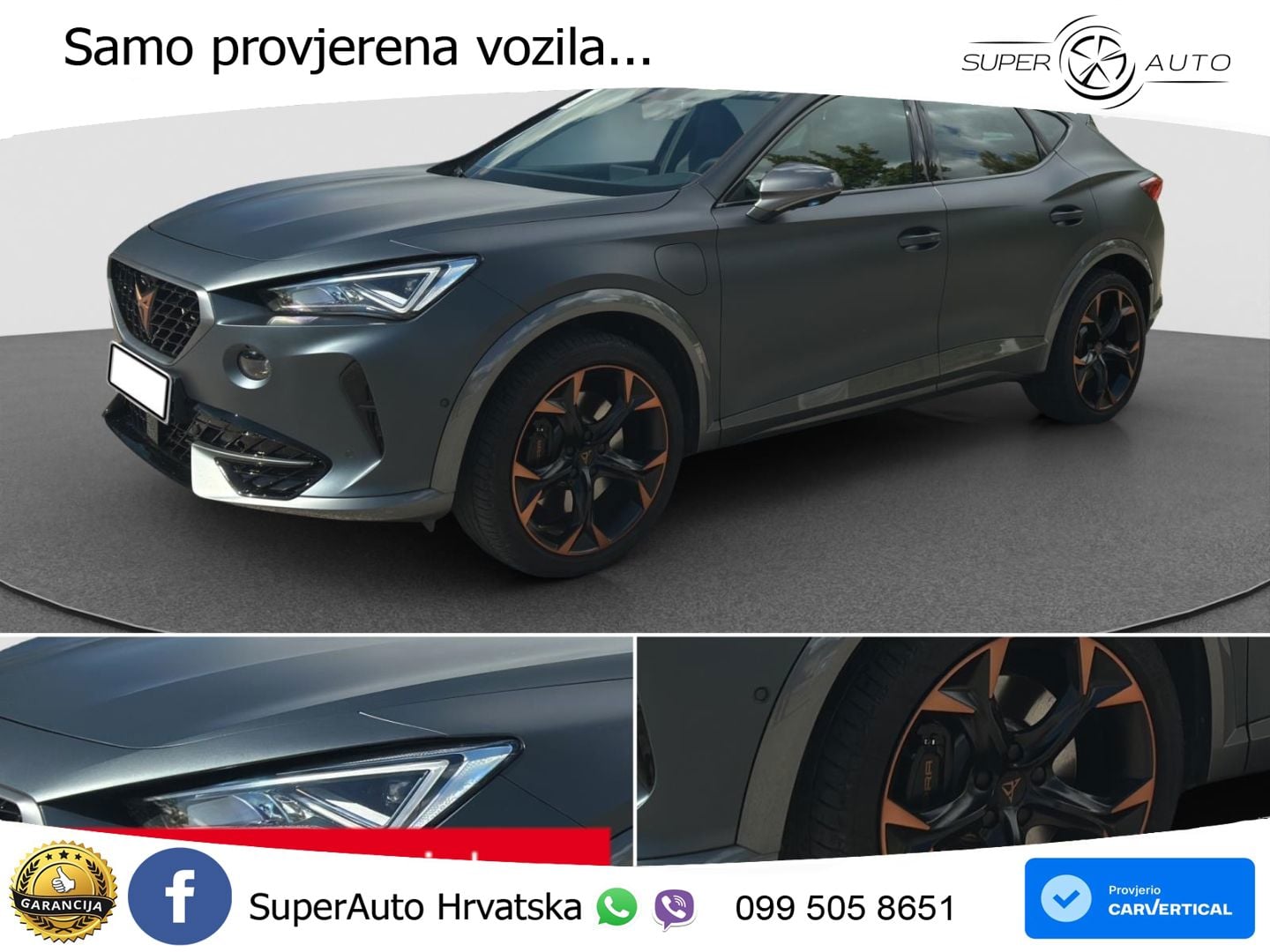 Cupra Formentor 1.4 TSI (245 KS) e-Hybrid DSG VZ ACC+GR SJED+360+PANO