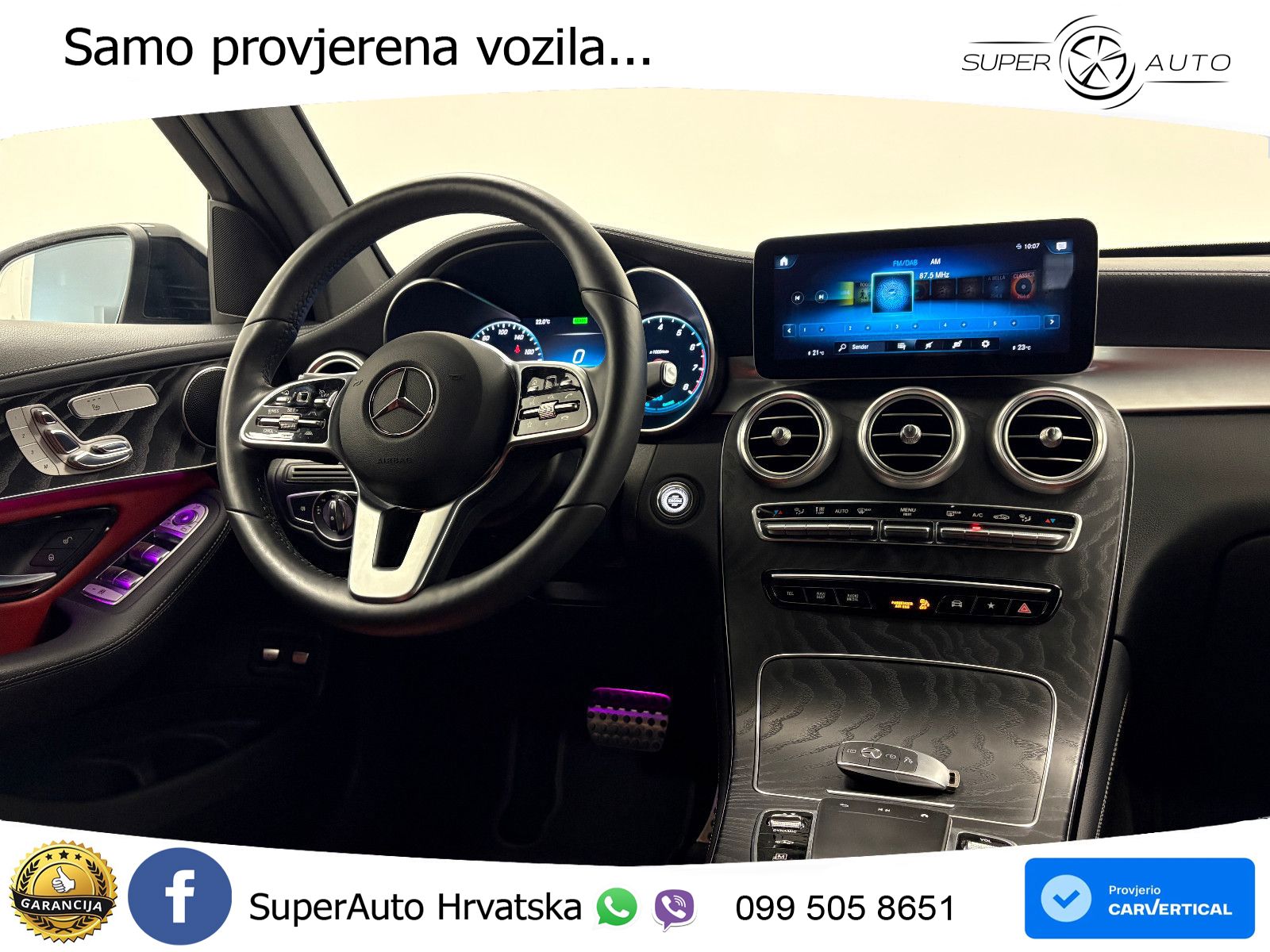 Mercedes GLC 300 (258 KS) 4MATIC 9G-TRONIC AMG ZRAČNI+ACC+4xGR SJED+360