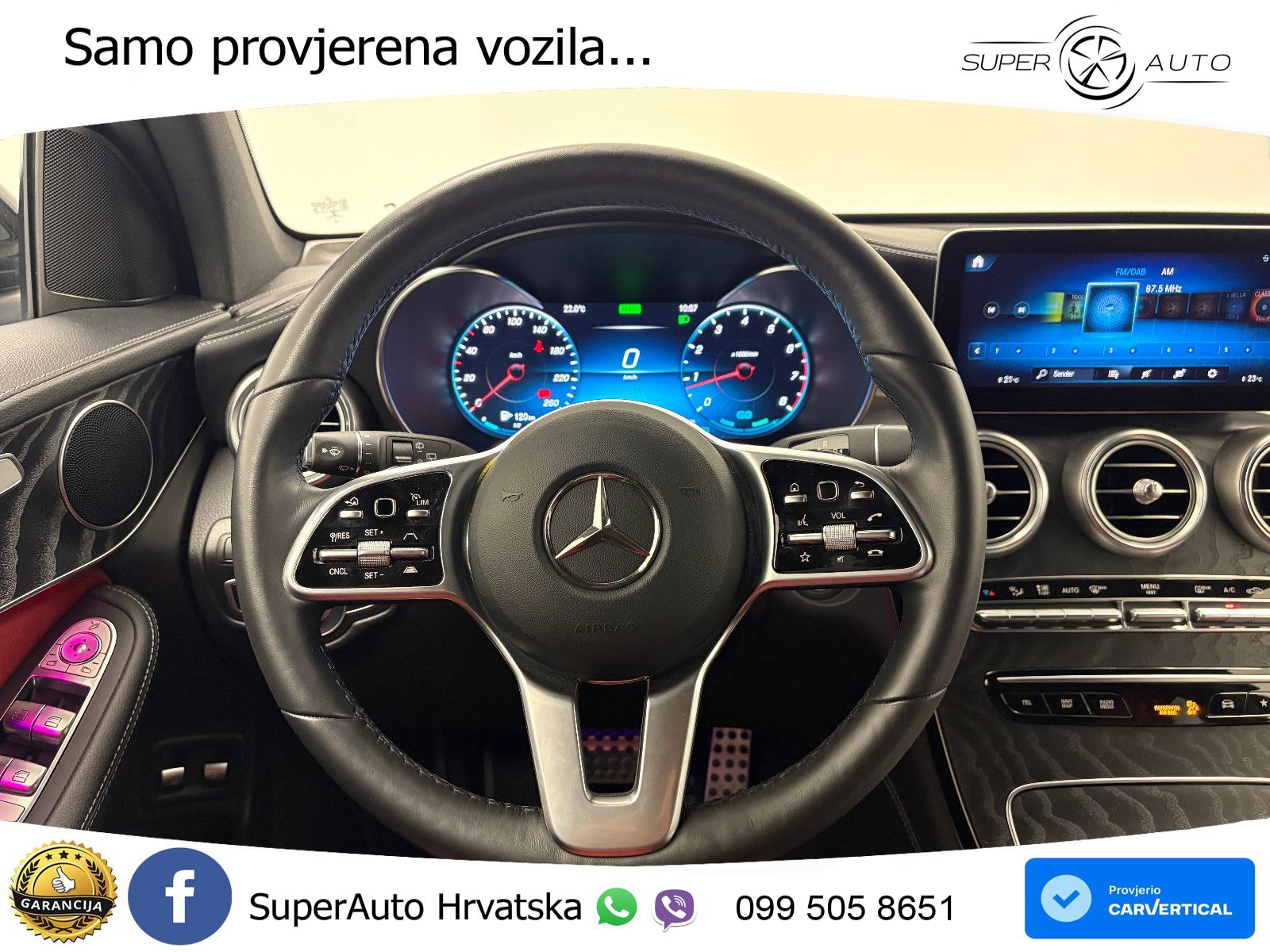 Mercedes GLC 300 (258 KS) 4MATIC 9G-TRONIC AMG ZRAČNI+ACC+4xGR SJED+360