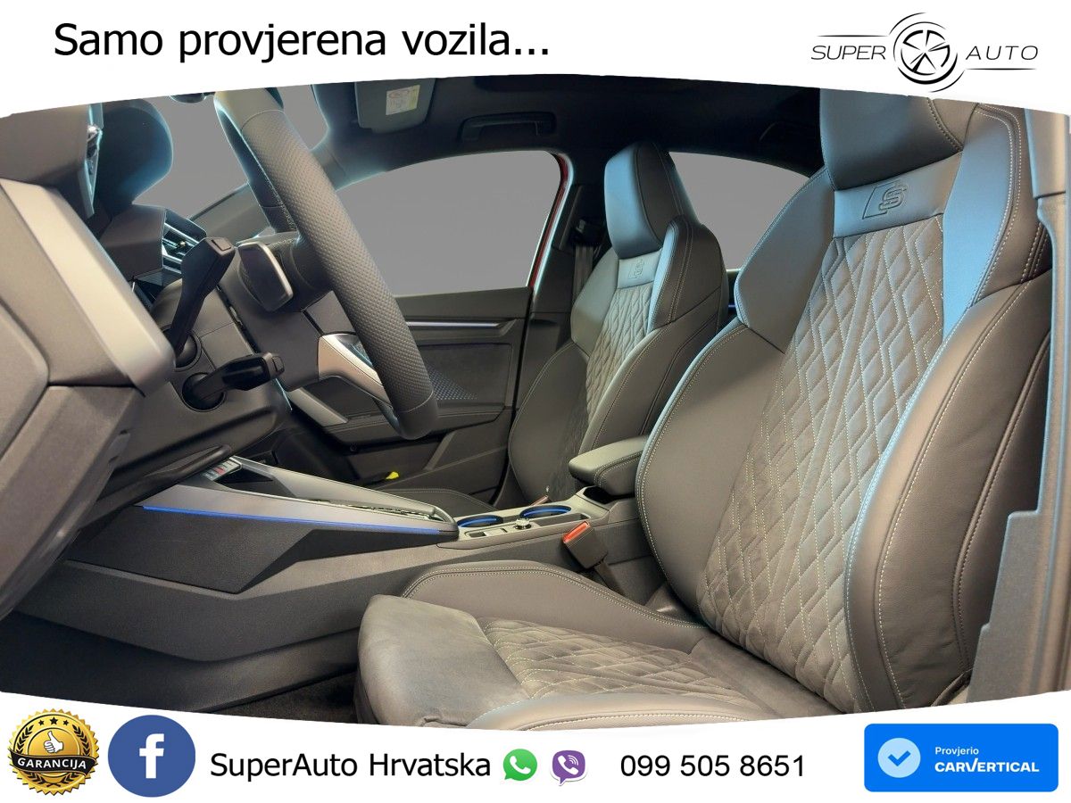 Audi S3 Limuzina 2.0 TFSI (333 KS) quattro S tronic LED+GR SJED+ACC