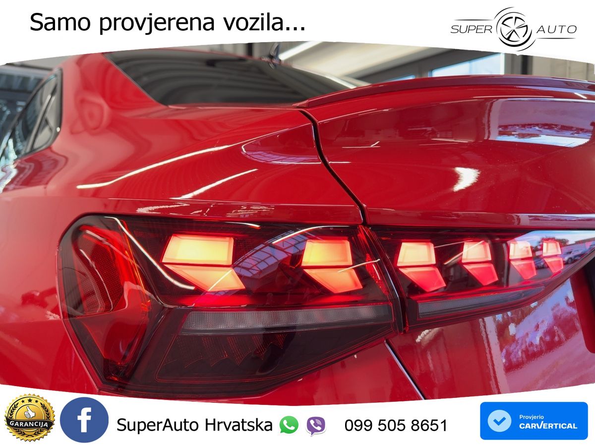Audi S3 Limuzina 2.0 TFSI (333 KS) quattro S tronic LED+GR SJED+ACC