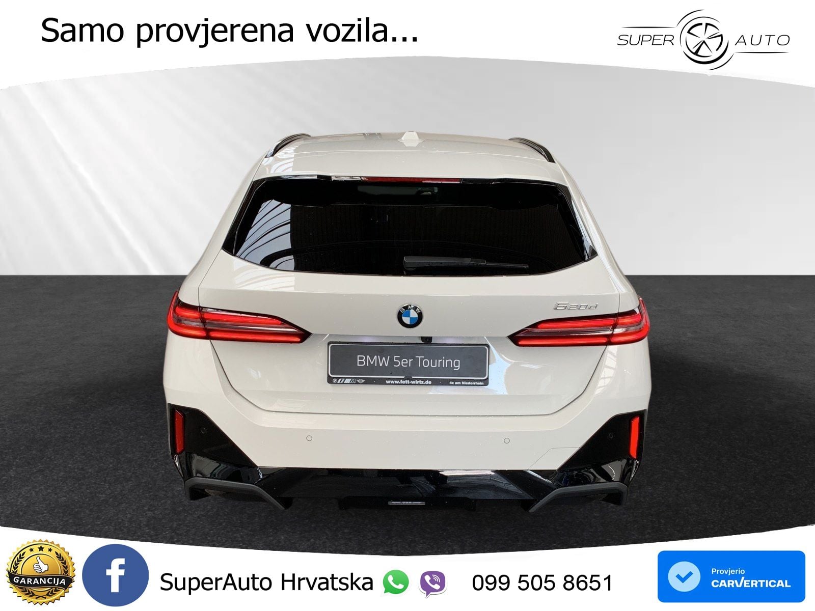 BMW 520d Touring (197 KS) Steptronic M Sport LED+GR SJED+ACC